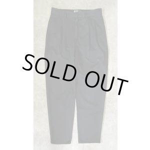 画像: 90'S RALPH LAUREN "HAMMOND PANT" ツープリーツ チノパンツ ブラック W32L32 (VINTAGE)