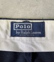 画像2: 90'S RALPH LAUREN "クレストロゴ" ノープリーツ チノショーツ ネイビー USA製 (DEADSTOCK)