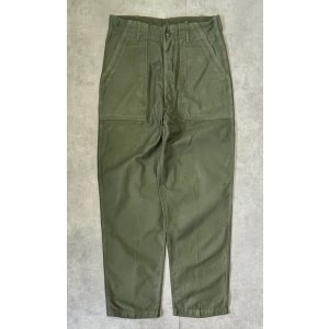 画像: 60'S アメリカ軍 US ARMY "OG107" コットンサテン ベイカーパンツ ミリタリーグリーン (VINTAGE)