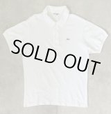 画像: 70'S CHEMISE LACOSTE ポロシャツ ホワイト フランス製 (VINTAGE)