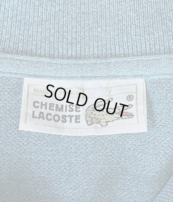 画像2: 80'S CHEMISE LACOSTE ポロシャツ ミントヘザー フランス製 (VINTAGE)