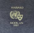 画像3: 80'S HARVARD UNIVERSITY 両面プリント シングルステッチ 半袖 Tシャツ ネイビー USA製 (VINTAGE)