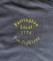 画像3: 80'S BARRINGTON FIREFIGHTERS シングルステッチ 半袖 ポケット付き Tシャツ ネイビー USA製 (VINTAGE)