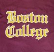 画像3: 90'S BOSTON COLLEGE シングルステッチ 半袖 Tシャツ バーガンディ USA製 (VINTAGE)