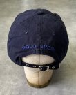 画像4: 90'S RALPH LAUREN "POLO SPORT" ベースボールキャップ ネイビー USA製 (VINTAGE)