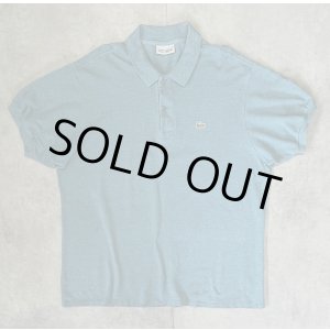 画像: 80'S CHEMISE LACOSTE ポロシャツ ミントヘザー フランス製 (VINTAGE)