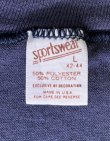 画像2: 80'S HARVARD UNIVERSITY 両面プリント シングルステッチ 半袖 Tシャツ ネイビー USA製 (VINTAGE)
