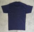 画像4: 80'S BARRINGTON FIREFIGHTERS シングルステッチ 半袖 ポケット付き Tシャツ ネイビー USA製 (VINTAGE)