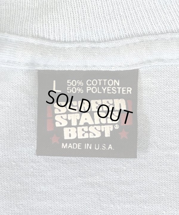 画像2: 90'S EXECUTIVE SOFTWARE 両面プリント シングルステッチ 半袖 Tシャツ サックスブルー USA製 (VINTAGE)
