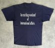 画像4: 80'S HARVARD UNIVERSITY 両面プリント シングルステッチ 半袖 Tシャツ ネイビー USA製 (VINTAGE)