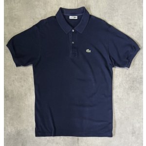 画像: 80'S CHEMISE LACOSTE ポロシャツ ネイビー フランス製 (VINTAGE)