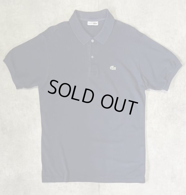 画像1: 80'S CHEMISE LACOSTE ポロシャツ ネイビー フランス製 (VINTAGE)