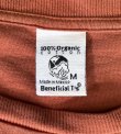 画像2: 90'S PATAGONIA "BENEFICIAL T'S" ロゴ刺繍 半袖 Tシャツ フェードオレンジ (VINTAGE)
