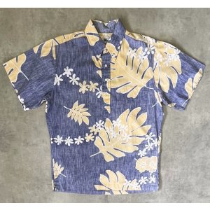 画像: 80'S REYN SPOONER ヌードタグ コットン プルオーバー アロハシャツ ハワイ製 (VINTAGE)