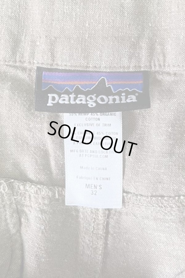 画像2: PATAGONIA ヘンプ/コットン ショーツ ダークベージュ (USED)