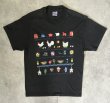 画像1: 90'S FARM シングルステッチ 半袖 Tシャツ ブラック USA製 (VINTAGE)