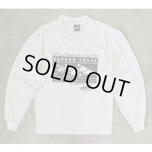 画像: 90'S FIRST UNION シングルステッチ 両面プリント 長袖 Tシャツ ホワイト USA製 (VINTAGE)