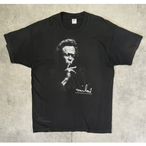 画像: 90'S MILES DAVIS "GEAR INC" シングルステッチ 半袖 Tシャツ ブラック USA製 (VINTAGE)