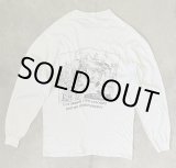 画像: 80'S PAUL ELDER シングルステッチ 両面プリント 長袖 Tシャツ ホワイト USA製 (VINTAGE)