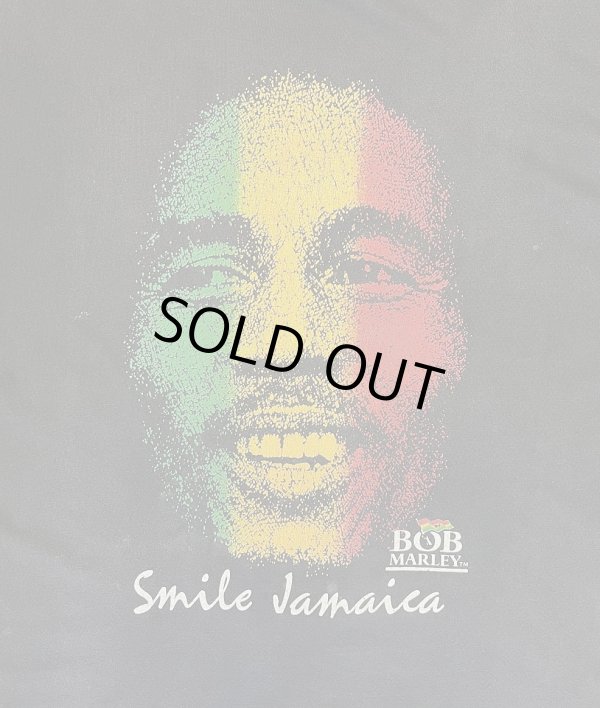 画像3: 90'S BOB MARLEY "SMILE JAMAICA" 両面プリント シングルステッチ 半袖 Tシャツ ブラック ジャマイカ製 (VINTAGE)