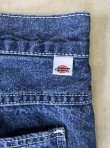 画像2: 80'S DICKIES チビタグ デニム ペインターパンツ インディゴ 42TALONジップ W36L30 USA製 (VINTAGE)