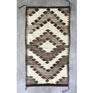 画像: オールド ナバホ ウールラグ 116cm x 63cm (VINTAGE)