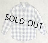 画像: 90'S J.CREW 旧タグ コットン ワークシャツ オンブレチェック (VINTAGE)
