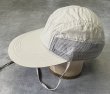 画像7: DORFMAN PACIFIC COMPANY ネックガード付き ロングビルキャップ ベージュ (DEADSTOCK)