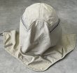 画像4: DORFMAN PACIFIC COMPANY ネックガード付き ロングビルキャップ ベージュ (DEADSTOCK)