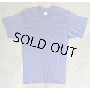 画像: 90'S 5050 シングルステッチ 耳付きポケット 半袖 Tシャツ ブルー USA製 (DEADSTOCK)