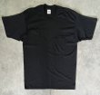 画像1: 90'S POCKET T-SHIRT シングルステッチ ポケット付き 半袖 Tシャツ ブラック USA製 (DEADSTOCK)