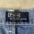 画像2: 90'S RALPH LAUREN ツープリーツ シャンブレーショーツ ブルー USA製 (VINTAGE)