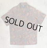 画像: 90'S RALPH LAUREN コットン ロゴ無し 半袖 オープンカラーシャツ ペイズリー柄 USA製 (VINTAGE)