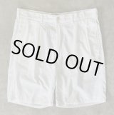 画像: 90'S RALPH LAUREN ツープリーツ シアサッカーショーツ ホワイト TALONジップ USA製 (VINTAGE)