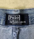 画像2: 90'S RALPH LAUREN "ボックスロゴ" ツープリーツ デニムショーツ インディゴ USA製 (VINTAGE)