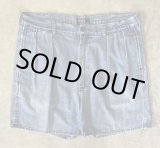 画像: 90'S RALPH LAUREN "ボックスロゴ" ツープリーツ デニムショーツ インディゴ USA製 (VINTAGE)