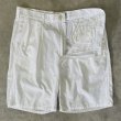 画像3: 90'S RALPH LAUREN ツープリーツ シアサッカーショーツ ホワイト TALONジップ USA製 (VINTAGE)