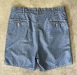 画像5: 90'S RALPH LAUREN ツープリーツ シャンブレーショーツ ブルー USA製 (VINTAGE)