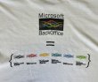 画像5: 90'S MICROSOFT BACK OFFICE シングルステッチ 両面プリント 半袖 Tシャツ ホワイト (VINTAGE)