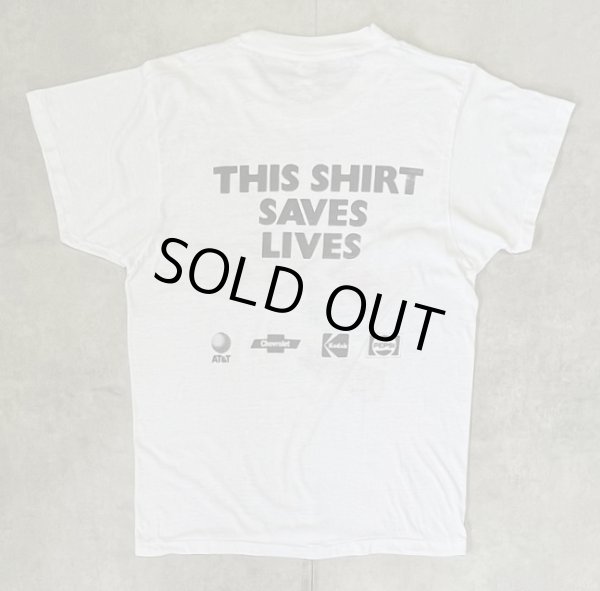 画像5: 80'S LIVE AID シングルステッチ 半袖 Tシャツ ホワイト USA製 (VINTAGE)