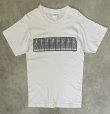 画像1: 90'S FOTOFOLIO "EADWEARD MUYBRIDGE" シングルステッチ 両面プリント 半袖 Tシャツ ホワイト USA製 (VINTAGE)