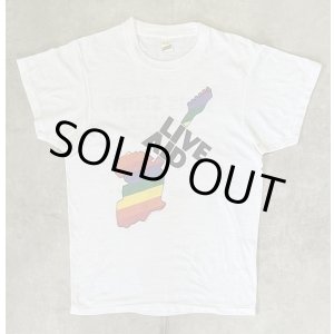 画像: 80'S LIVE AID シングルステッチ 半袖 Tシャツ ホワイト USA製 (VINTAGE)