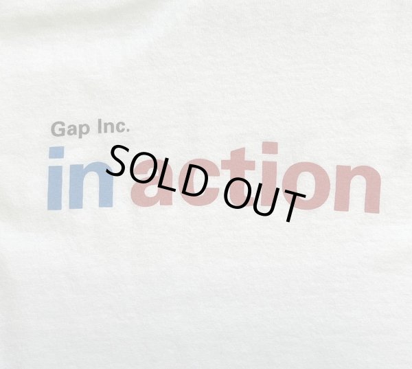 画像3: 00'S GAP "IN ACTION" 両面+袖プリント 半袖 Tシャツ ホワイト (VINTAGE)
