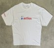 画像1: 00'S GAP "IN ACTION" 両面+袖プリント 半袖 Tシャツ ホワイト (VINTAGE)