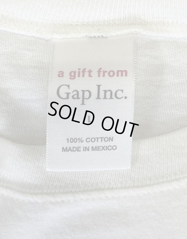 画像2: 00'S GAP "IN ACTION" 両面+袖プリント 半袖 Tシャツ ホワイト (VINTAGE)