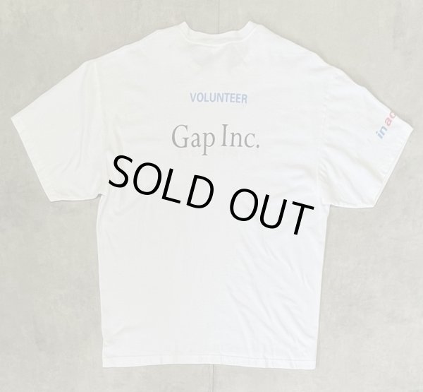 画像5: 00'S GAP "IN ACTION" 両面+袖プリント 半袖 Tシャツ ホワイト (VINTAGE)
