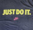 画像3: 90'S NIKE "JUST DO IT." 銀タグ シングルステッチ 両面プリント Tシャツ ブラック USA製 (VINTAGE)