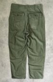 画像4: 60'S アメリカ軍 US ARMY "OG107" コットンサテン ベイカーパンツ ミリタリーグリーン (VINTAGE)