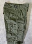 画像5: 60'S アメリカ軍 US ARMY "JUNGLE FATIGUE" リップストップ カーゴパンツ XS-SHORT (VINTAGE)