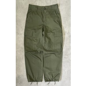 画像: 60'S アメリカ軍 US ARMY "JUNGLE FATIGUE" リップストップ カーゴパンツ XS-SHORT (VINTAGE)